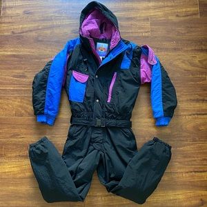 Vintage Ski West One Piece Snow Suit